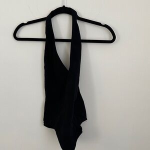 American Apparel Black Halter Top